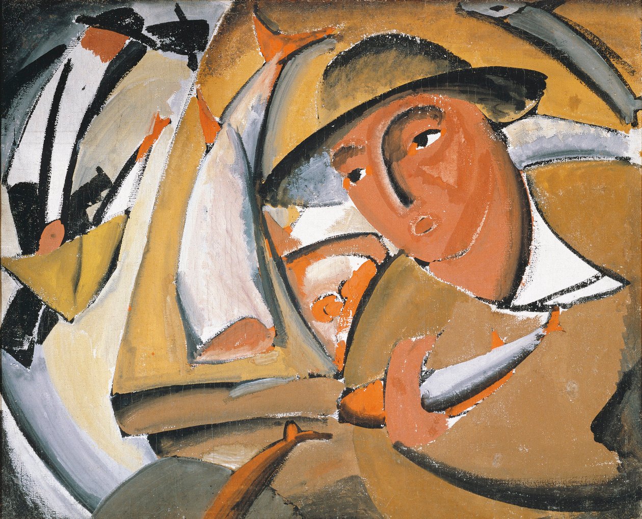 Der Fischhändler von Vladimir Evgrafovich Tatlin