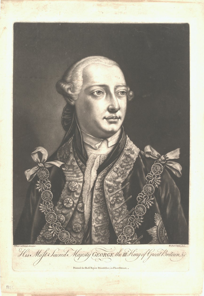 Georg III., ca. 1755 von W. Panther