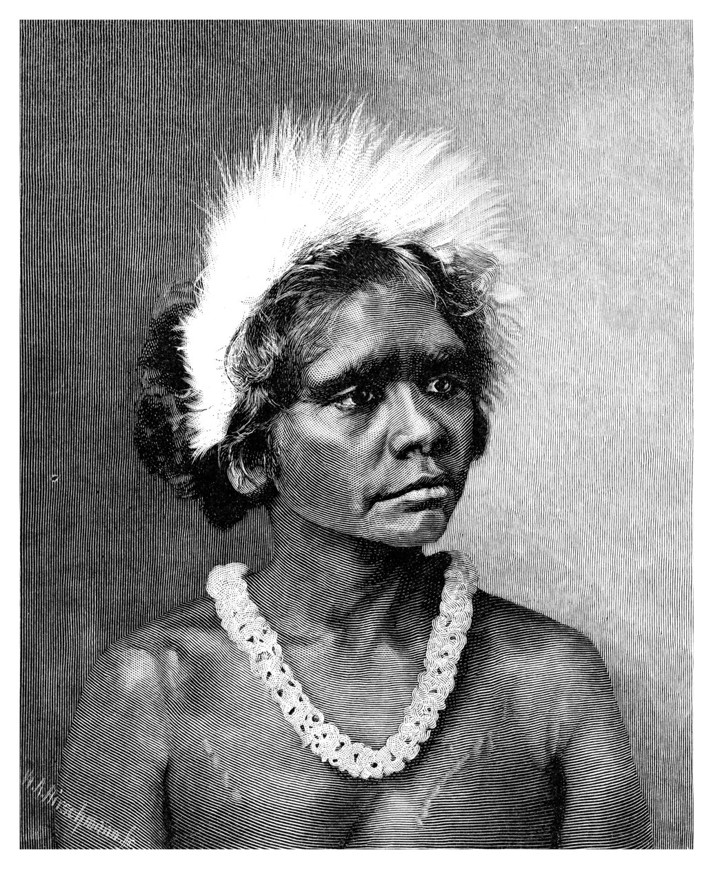 Eine Aborigine-Frau von WA Hirschmann