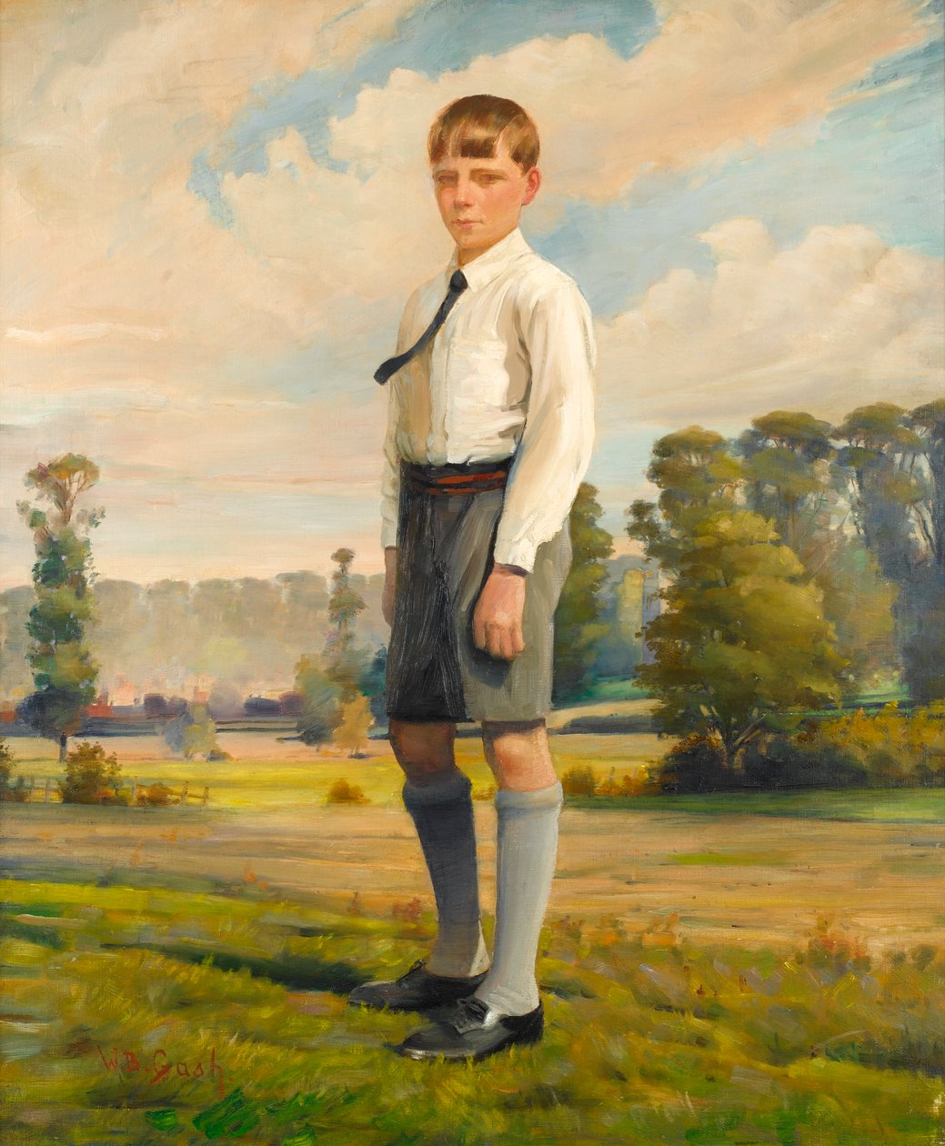 Junger Junge von Walter Bonner Gash