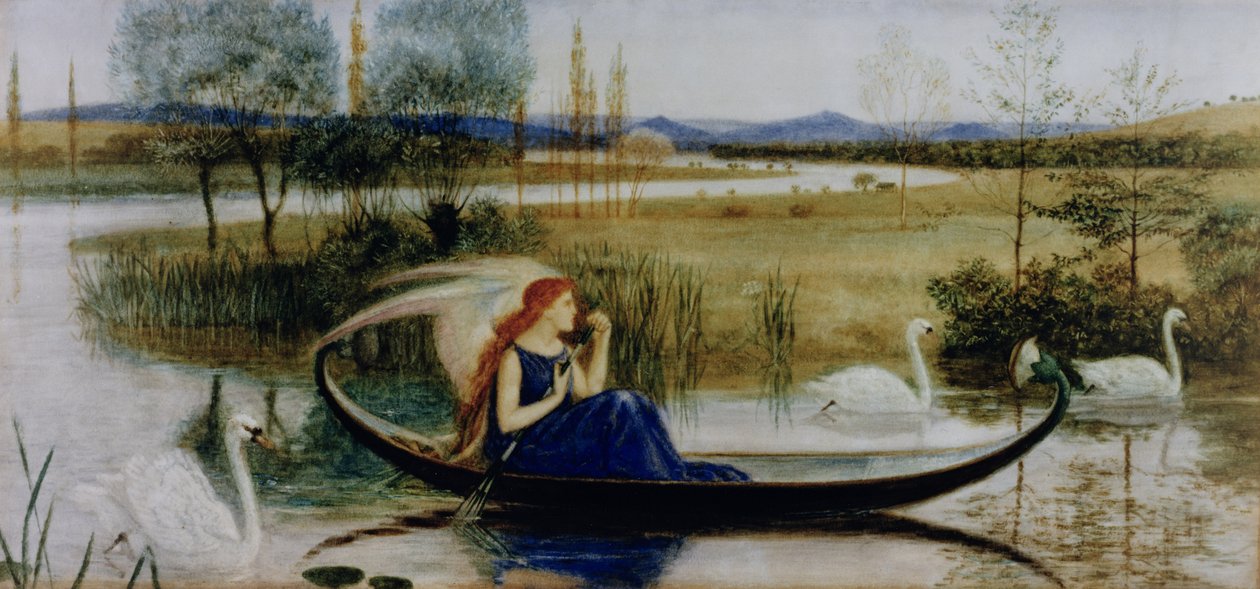 Meine Seele ist ein verzaubertes Boot von Walter Crane