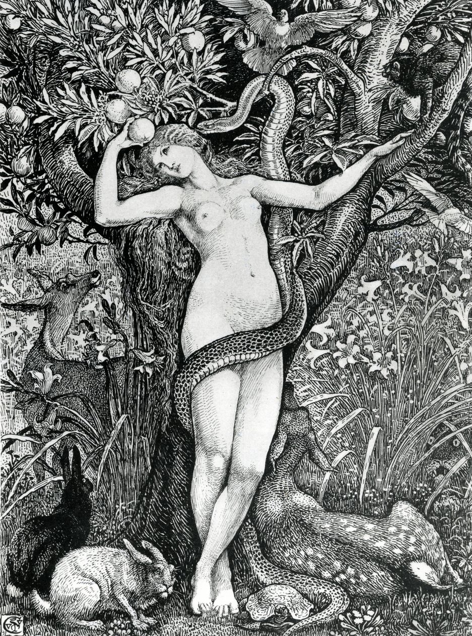 Die Versuchung von Eva von Walter Crane