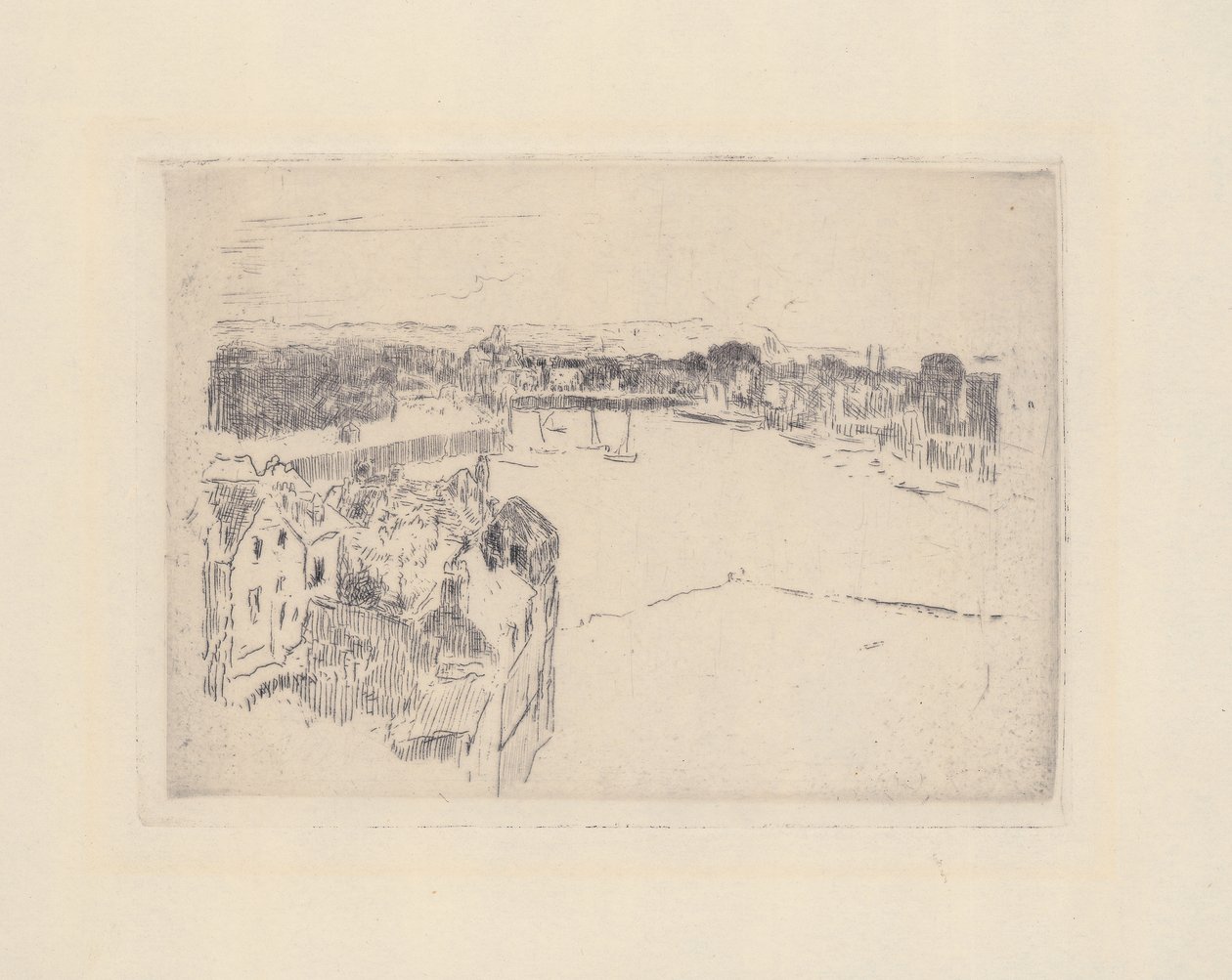 Hafen von Dieppe, ca. 1885 von Walter Richard Sickert