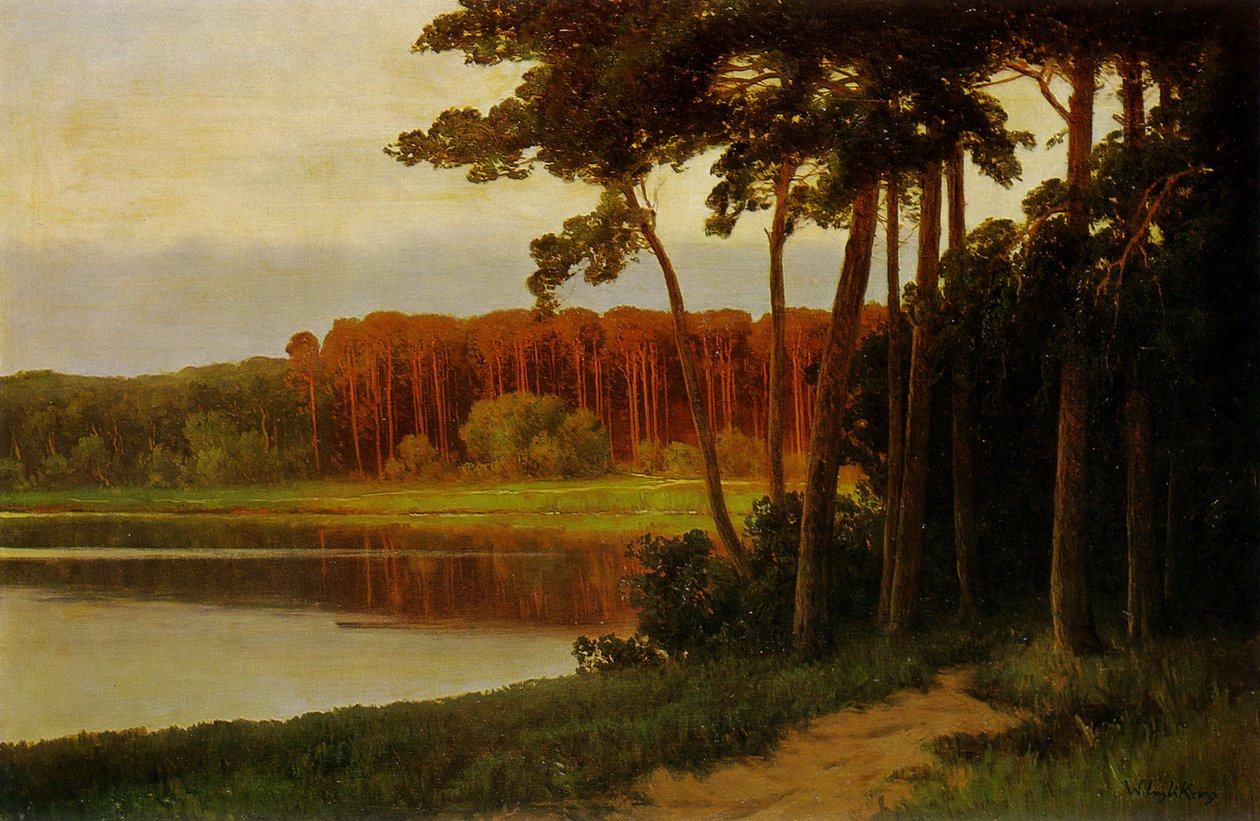 Grunewaldsee oder Schlachtensee Berlin von Walter Leistikow