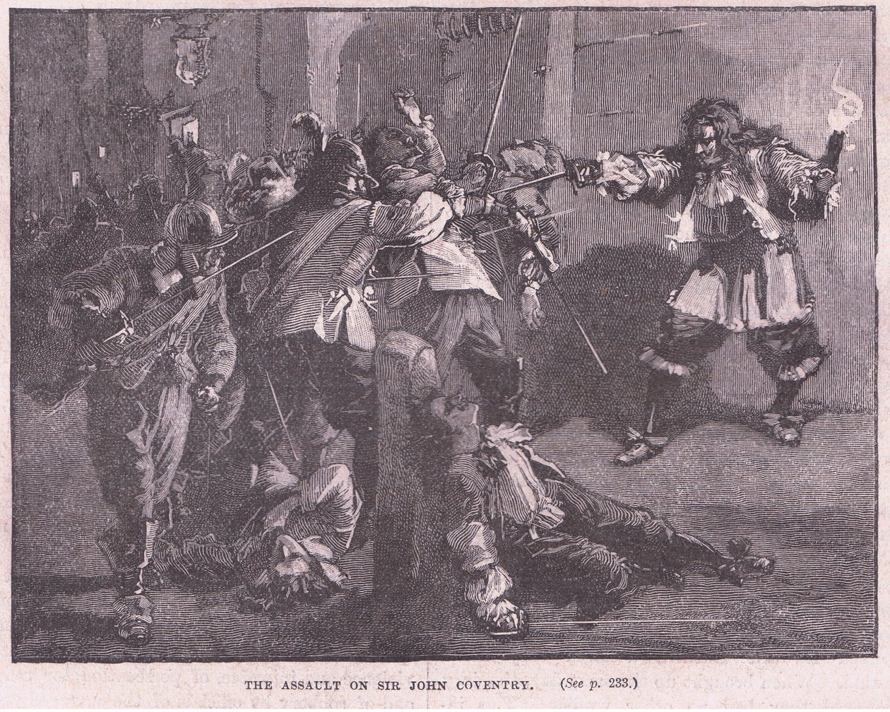 Der Angriff auf Sir John Coventry von Walter Stanley Paget