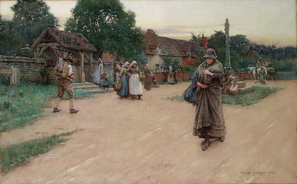 Verraten, 1887 von Walter Langley