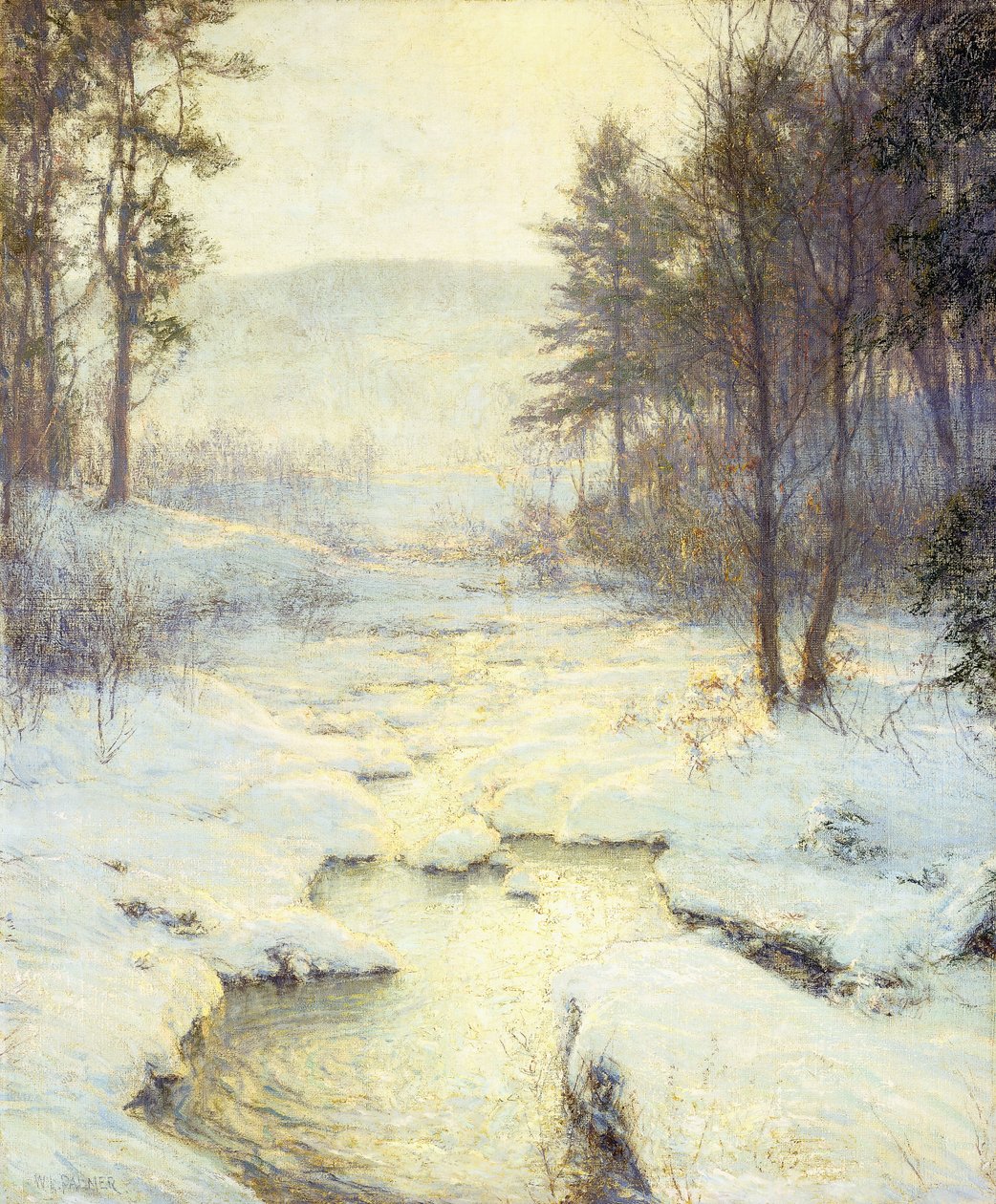 Wintersonnenlicht von Walter Launt Palmer