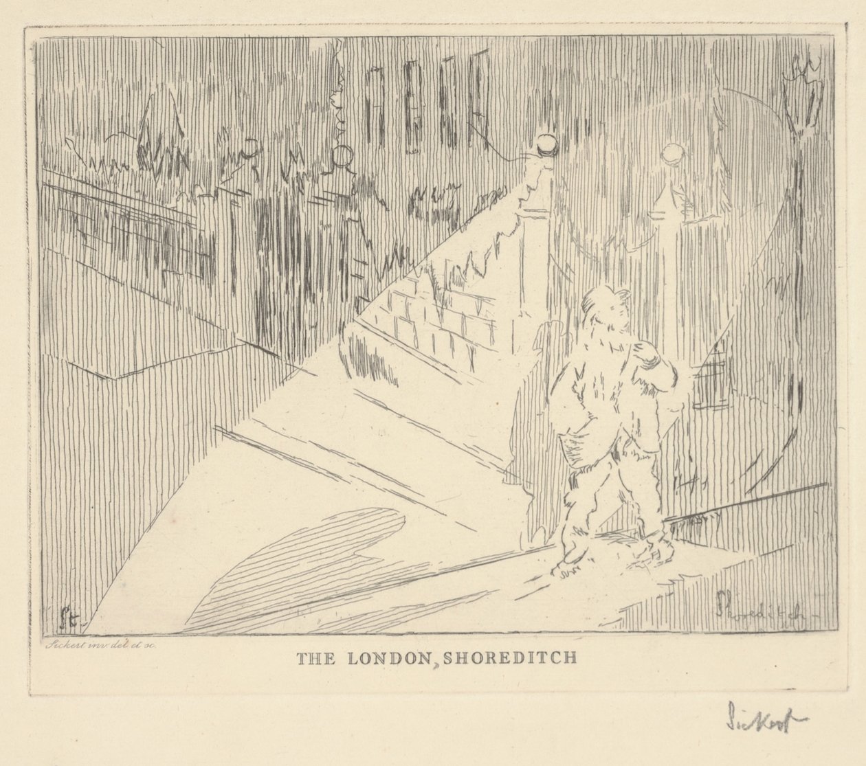 Das London Shoreditch von Walter Richard Sickert