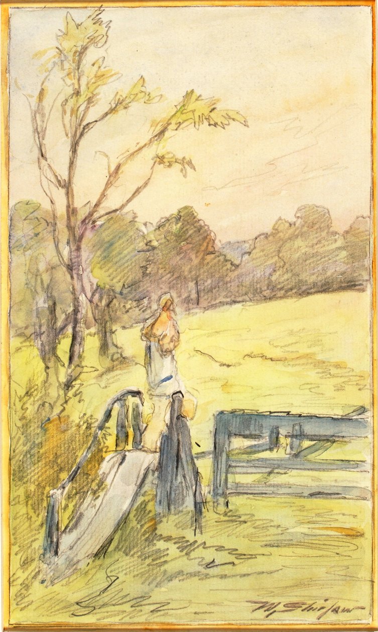 Das Tor rutscht von Walter Shirlaw