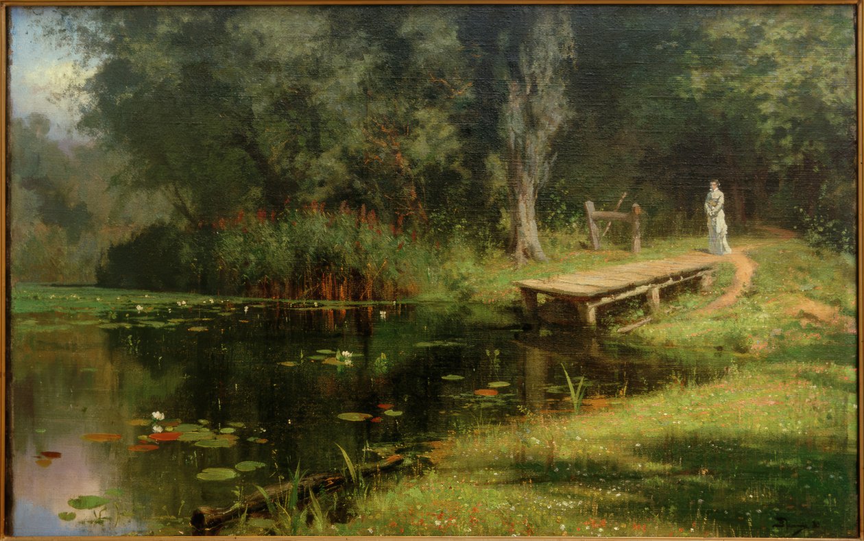 Zugewachsener Teich von Vasilij Dmitrievich Polenov