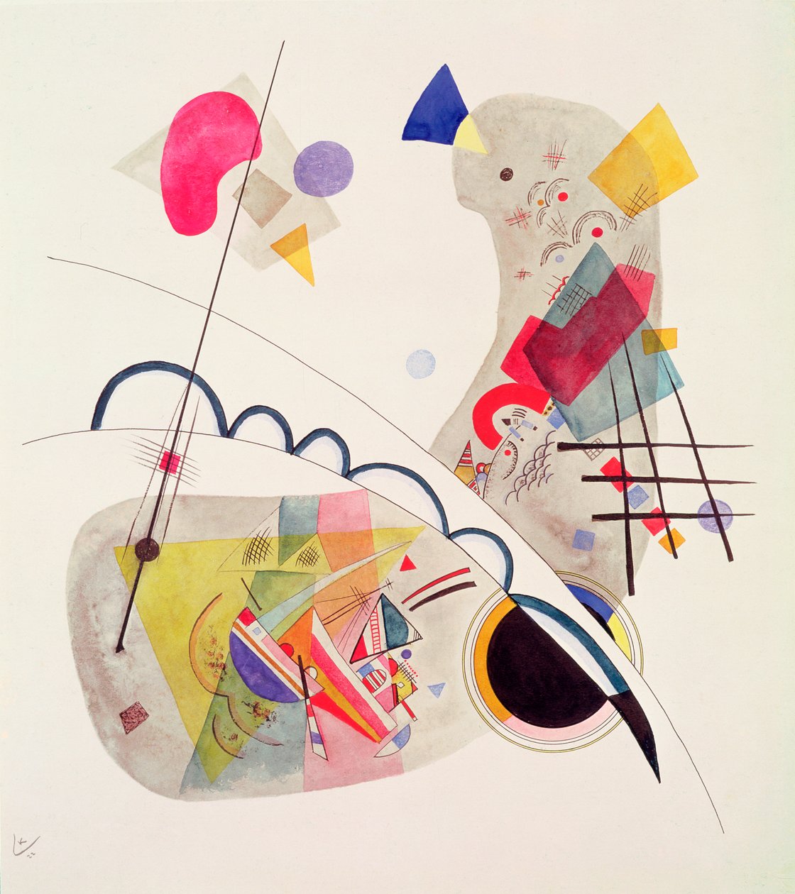 Grave Forme, 1922 von Wassily Kandinsky