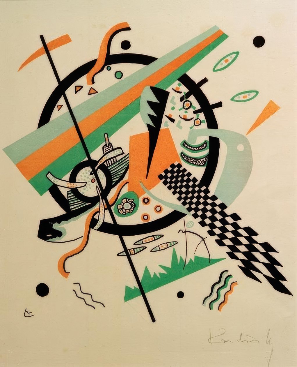 Kleine Welten IV von Wassily Kandinsky