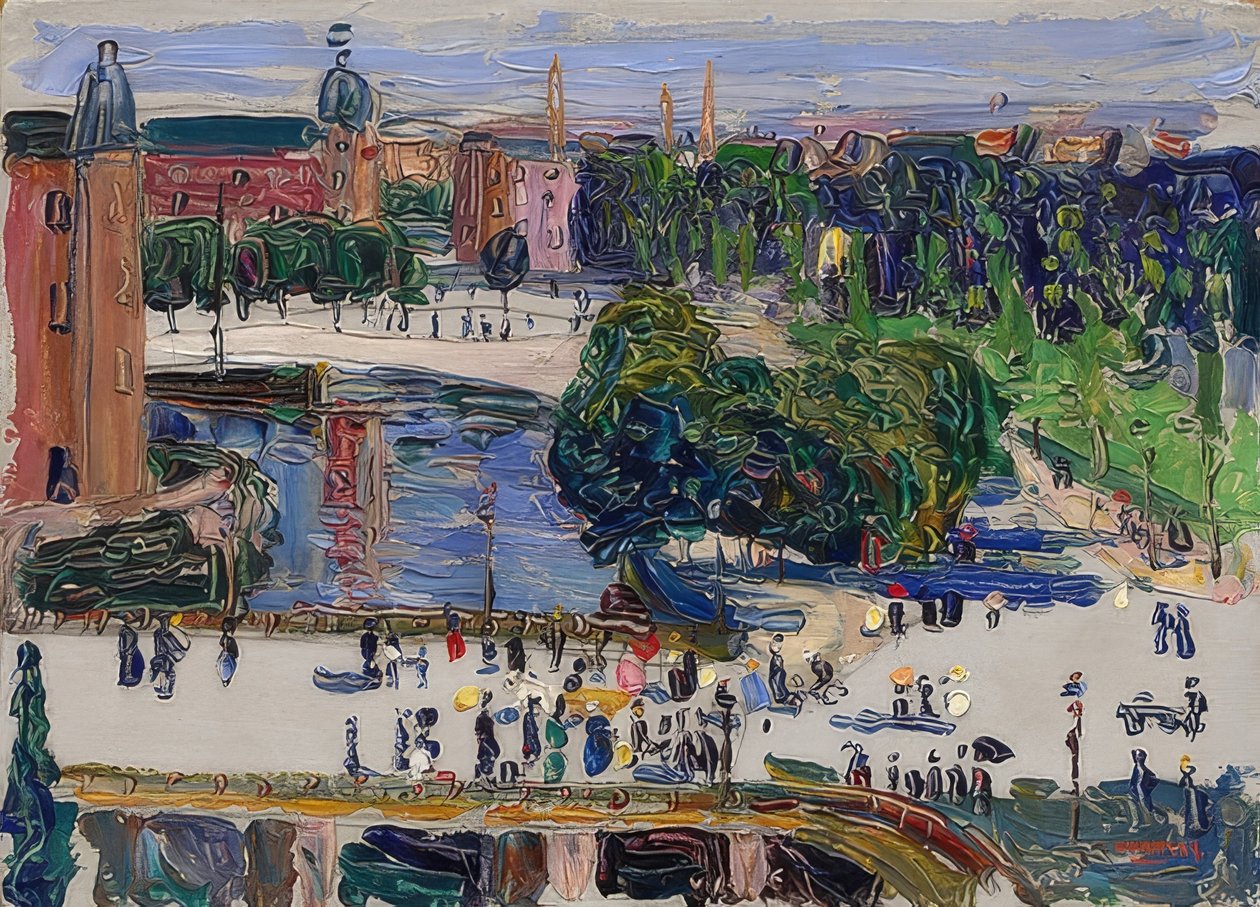 Amsterdam - Blick aus dem Fenster von Wassily Kandinsky