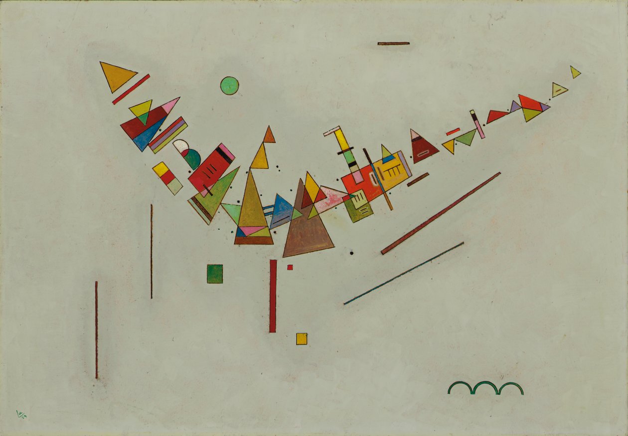 Winkelschwung von Wassily Kandinsky