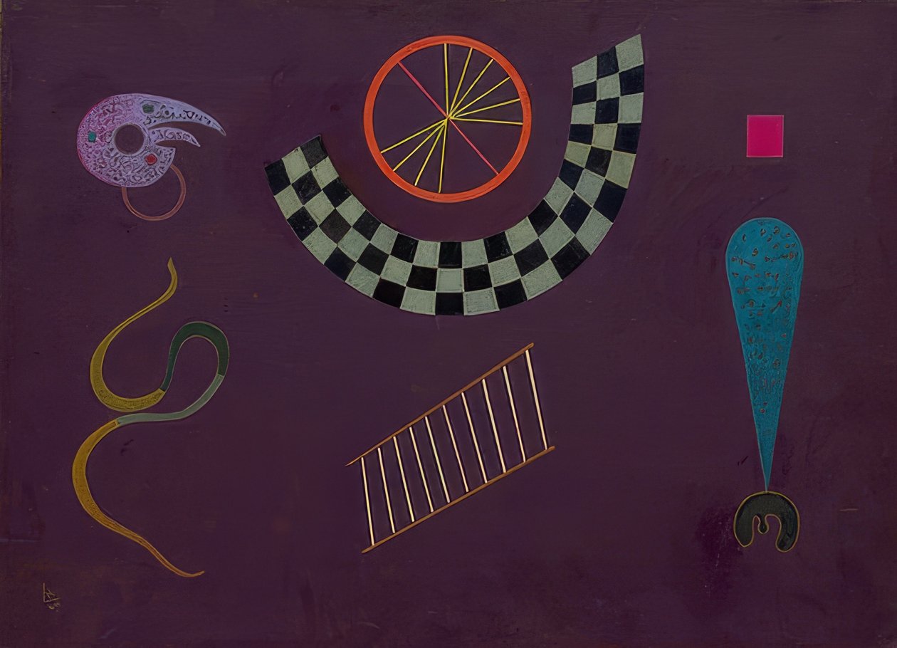 Band mit Karrees von Wassily Kandinsky