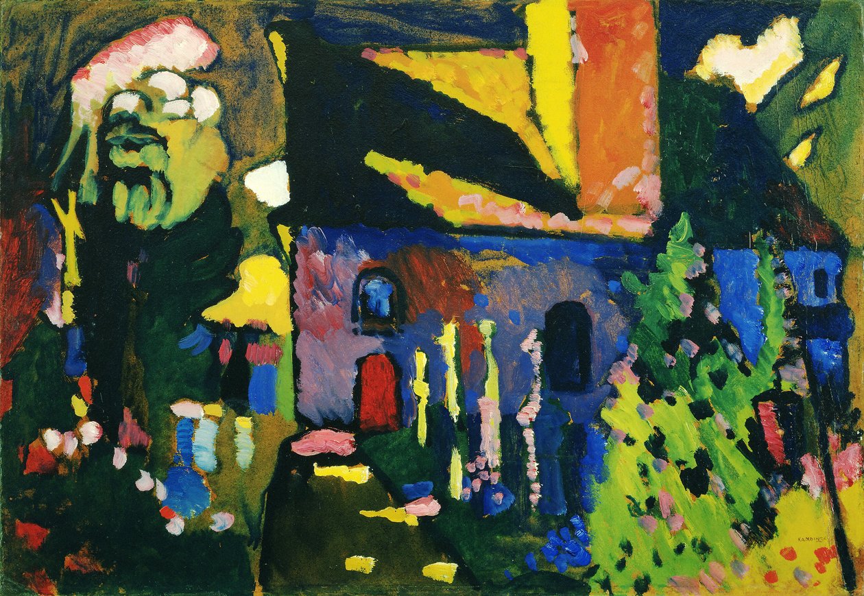 Kirche in Murnau von Wassily Kandinsky
