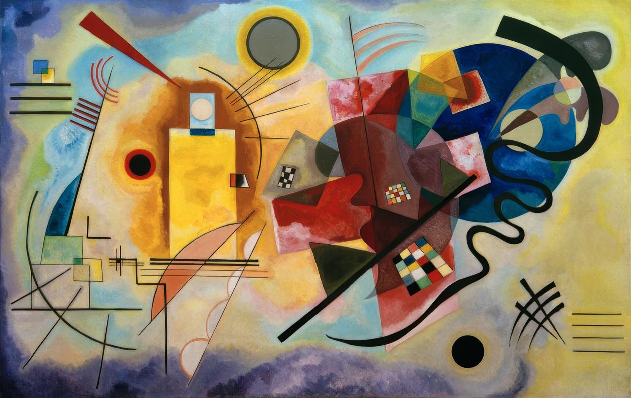 Gelb – Rot – Blau von Wassily Kandinsky