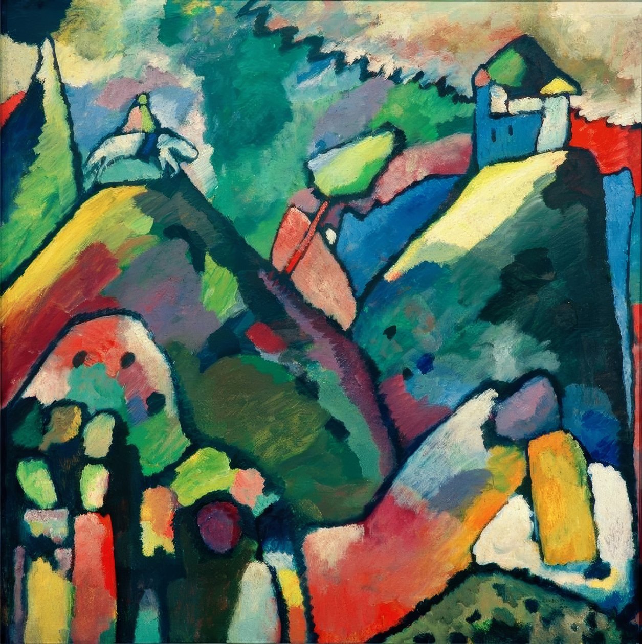 Improvisation 9 von Wassily Kandinsky