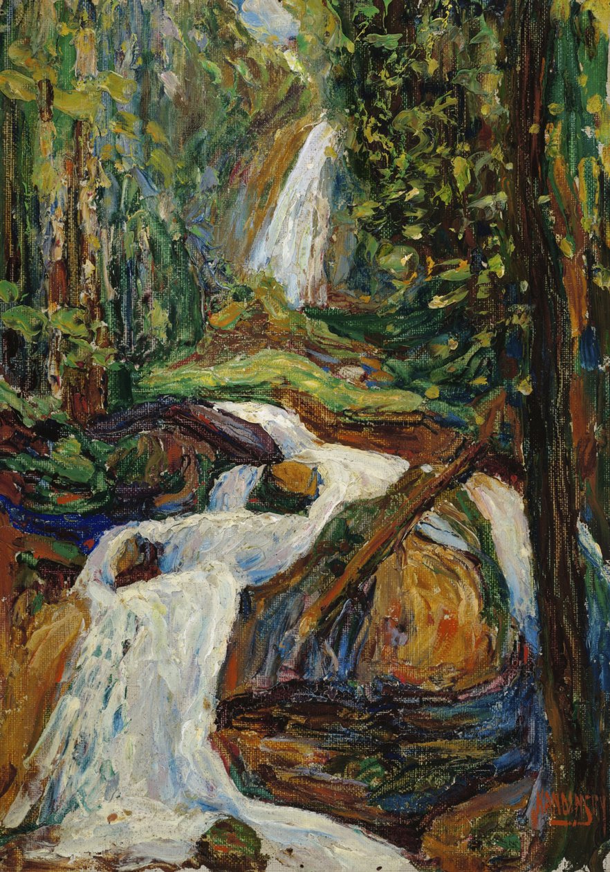 Kochel – Wasserfall I von Wassily Kandinsky