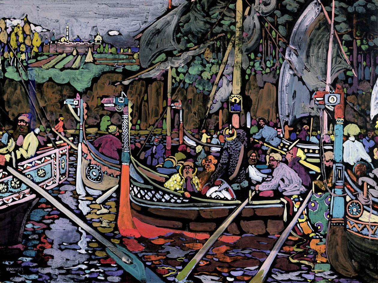 Lied der Wolga, 1906 von Wassily Kandinsky