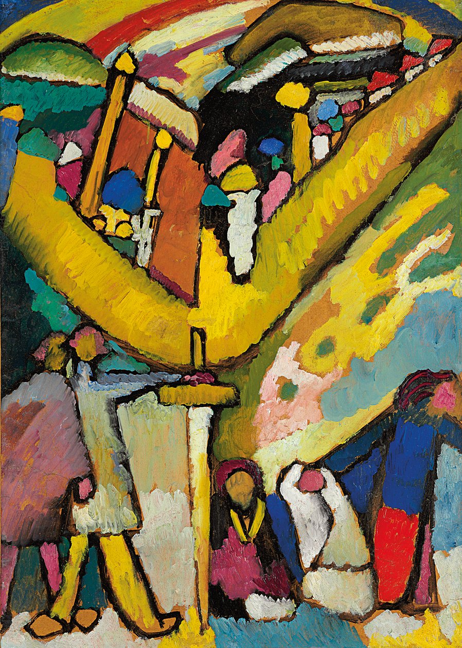 Studie für Improvisation 8 von Wassily Kandinsky