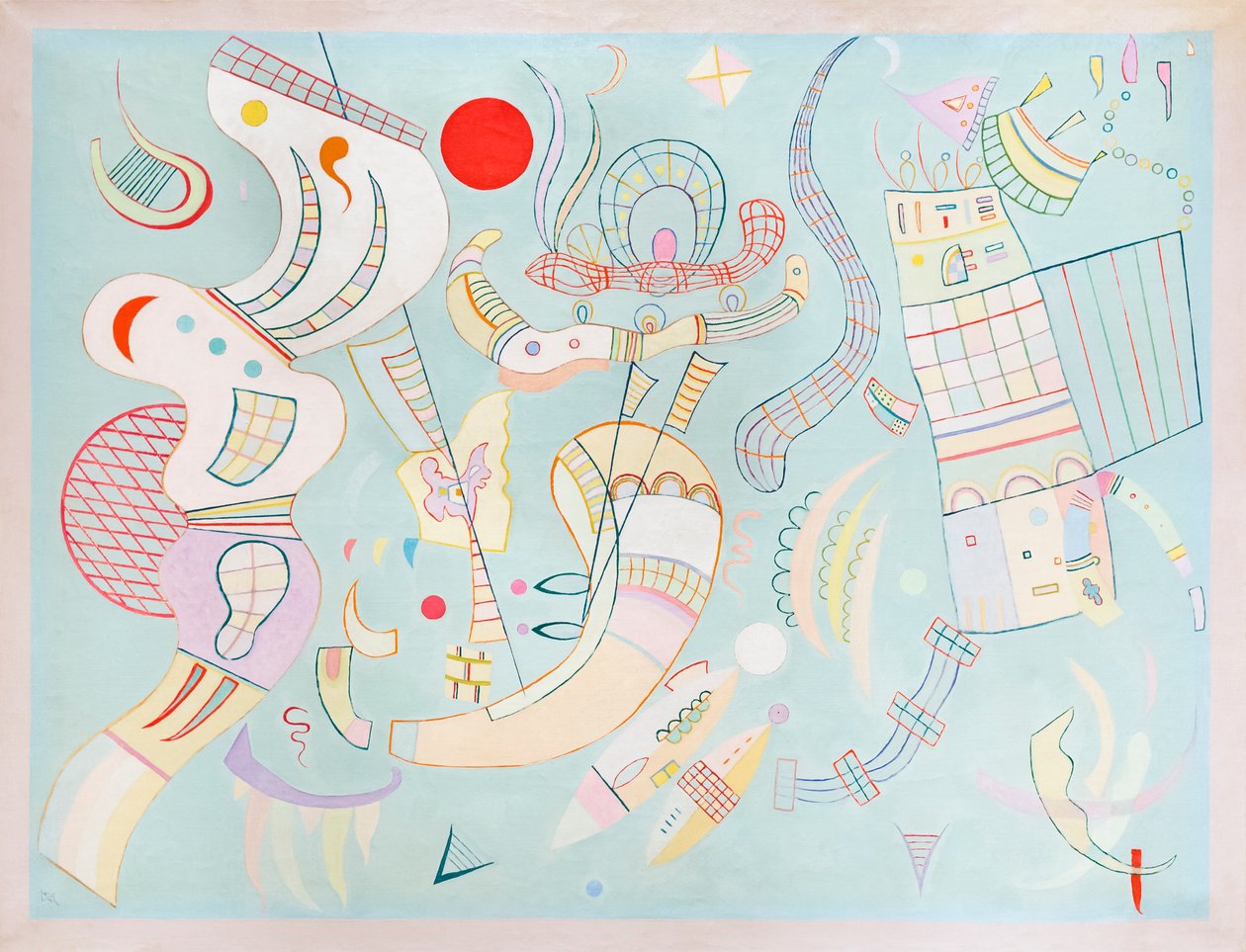 Klare Spannungen von Wassily Kandinsky