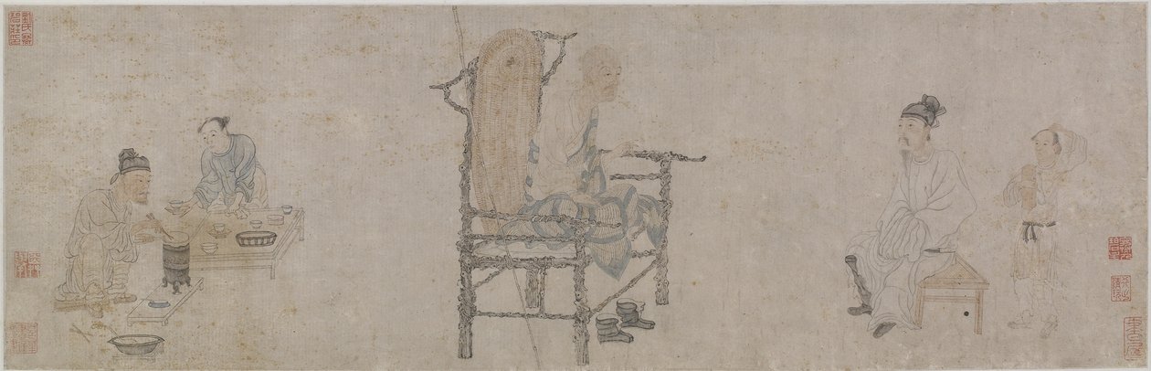 Xiao Yi erlangt das Lanting-Manuskript durch List von Wen Zhengming