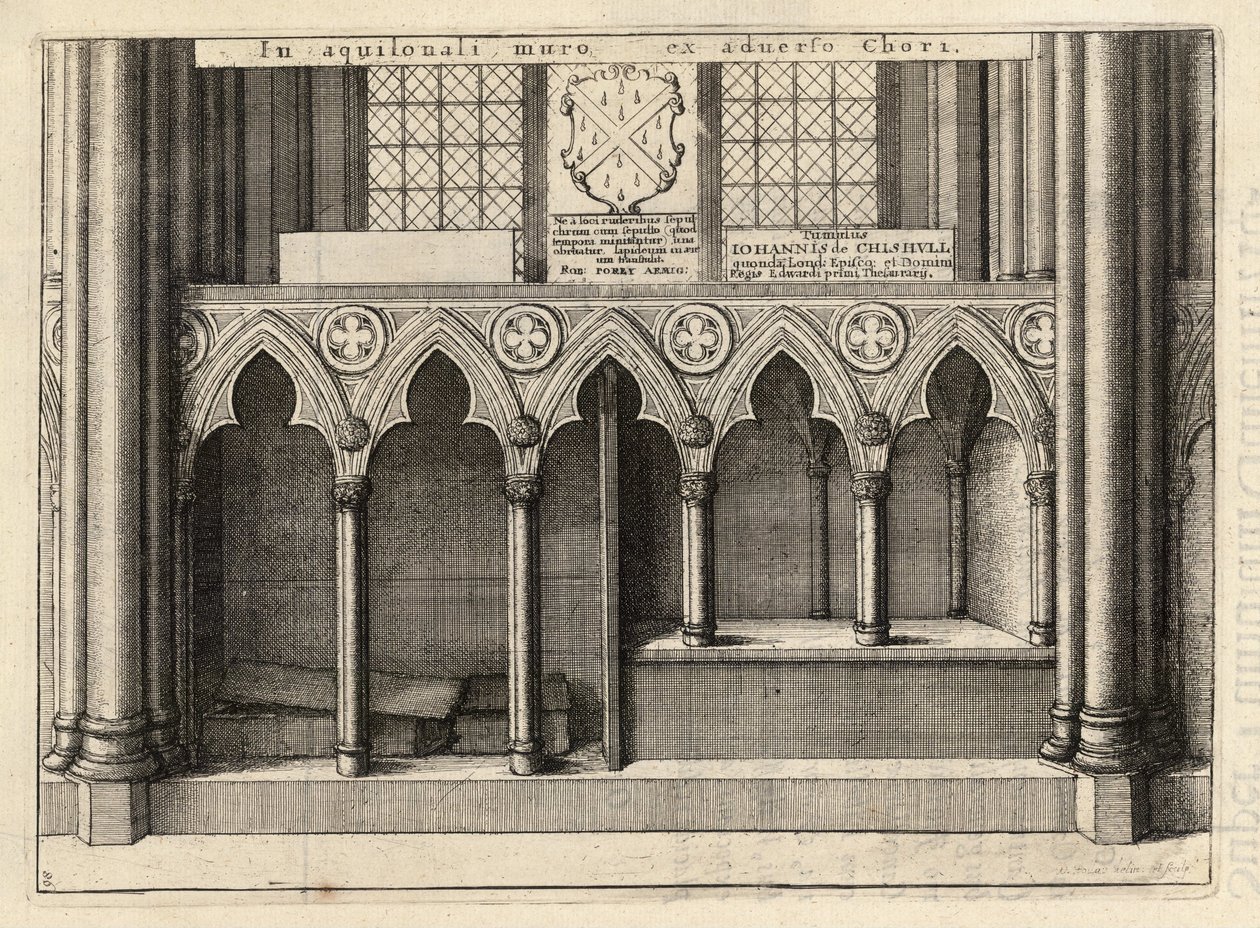 Chishull (Denkmal) von Wenceslaus Hollar