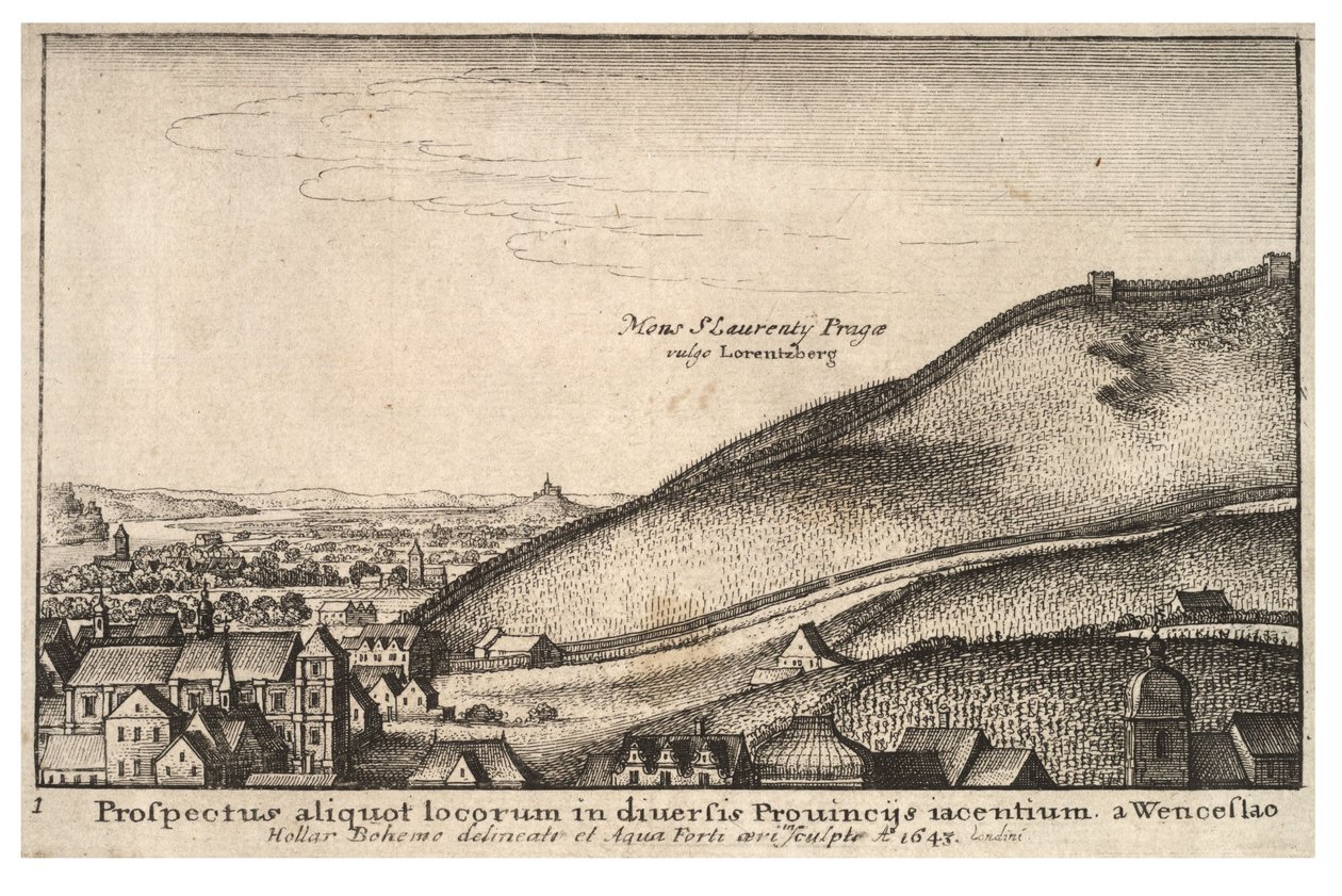 Prag. Zustand 1 von Wenceslaus Hollar