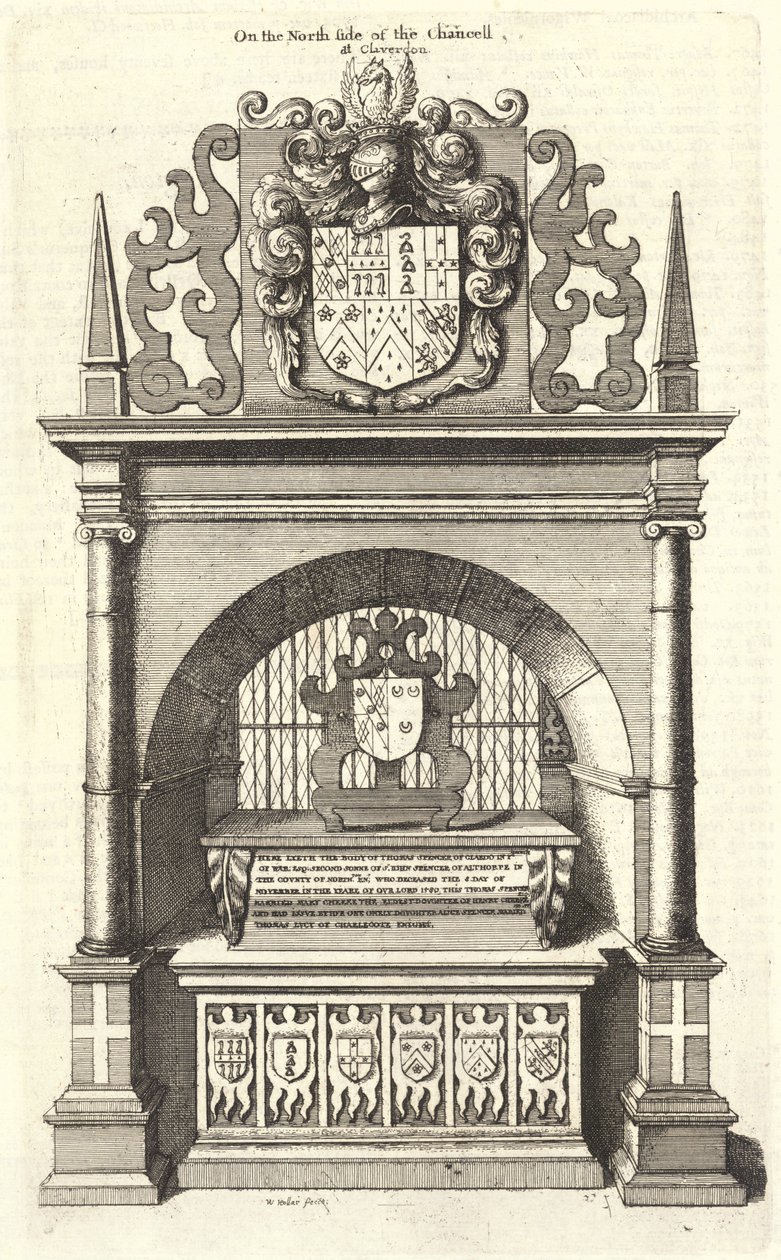 Spencer (Denkmal) von Wenceslaus Hollar