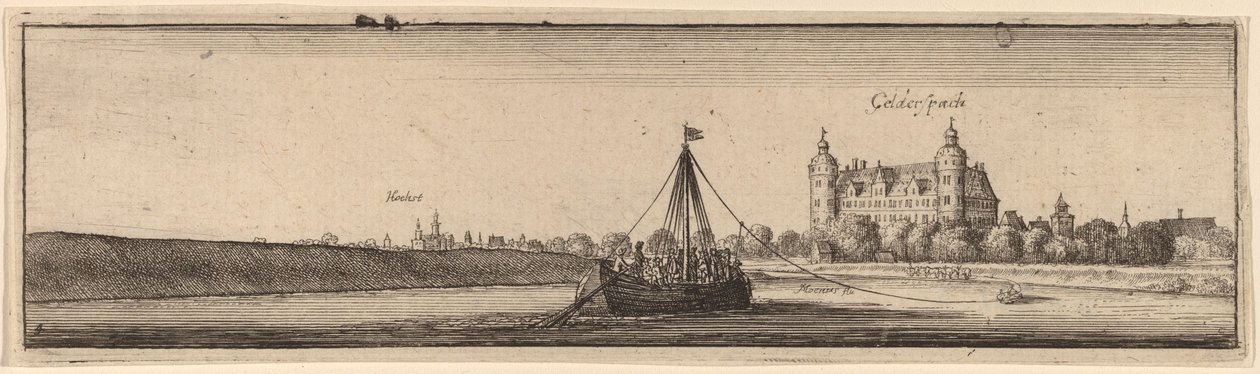 Gelderspach, ca. 1632-1636 von Wenceslaus Hollar