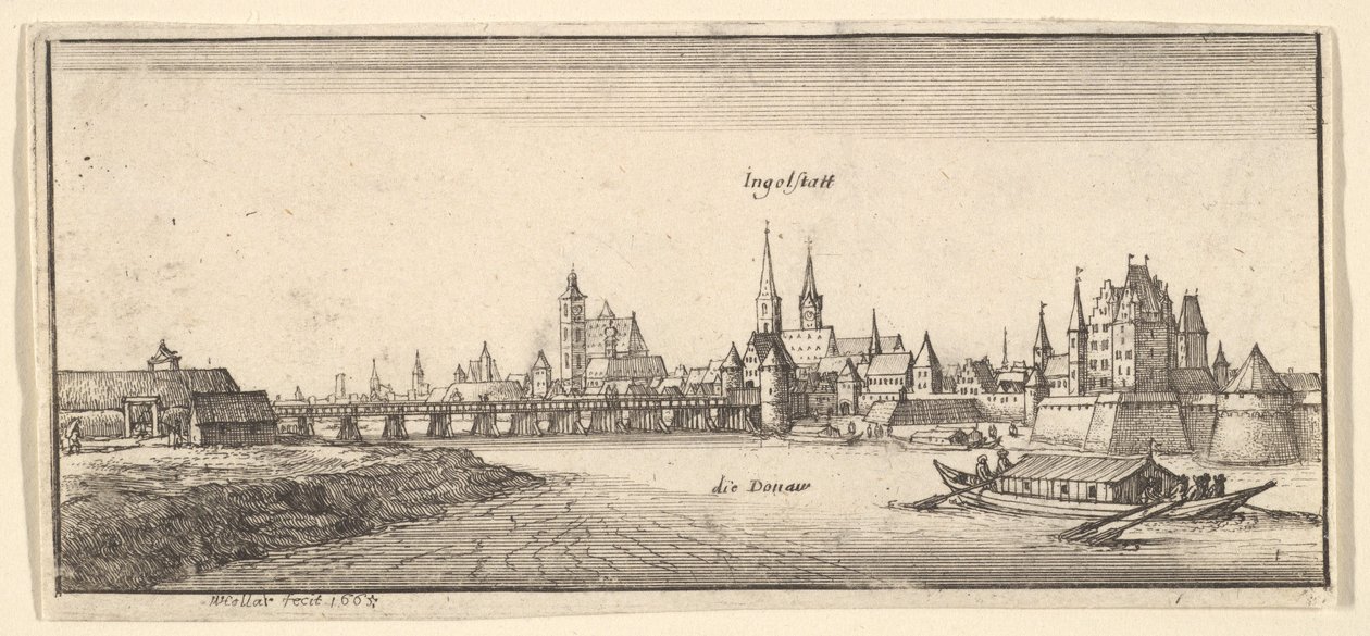 Ingolstadt, 1665 von Wenceslaus Hollar