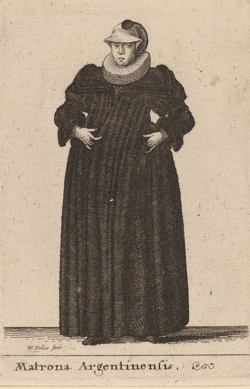 Matrona Argentinensis von Wenceslaus Hollar