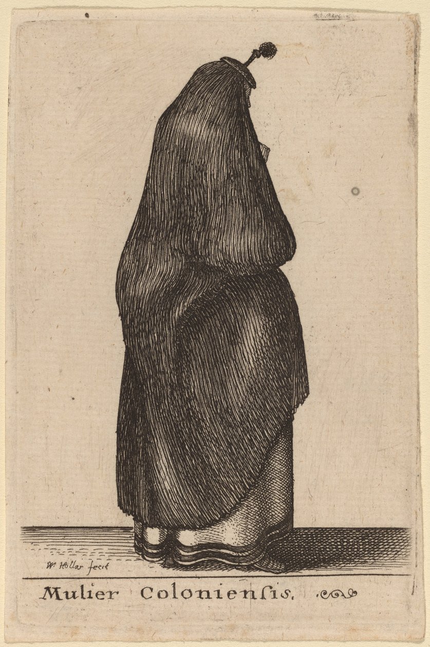 Mulier Coloniensis von Wenceslaus Hollar