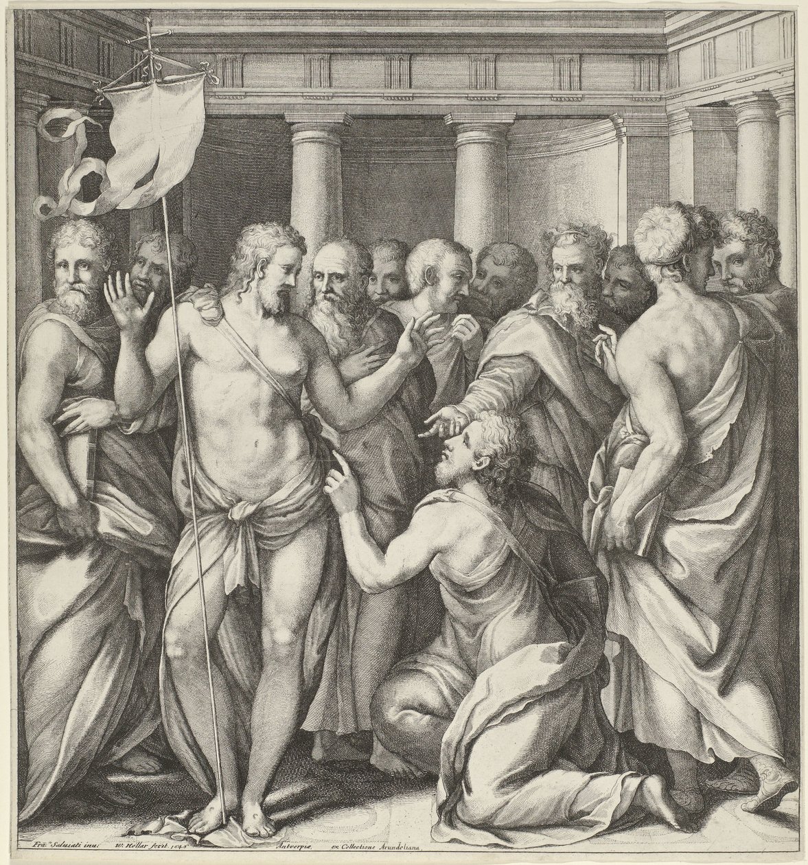 Unglaube des Thomas von Wenceslaus Hollar
