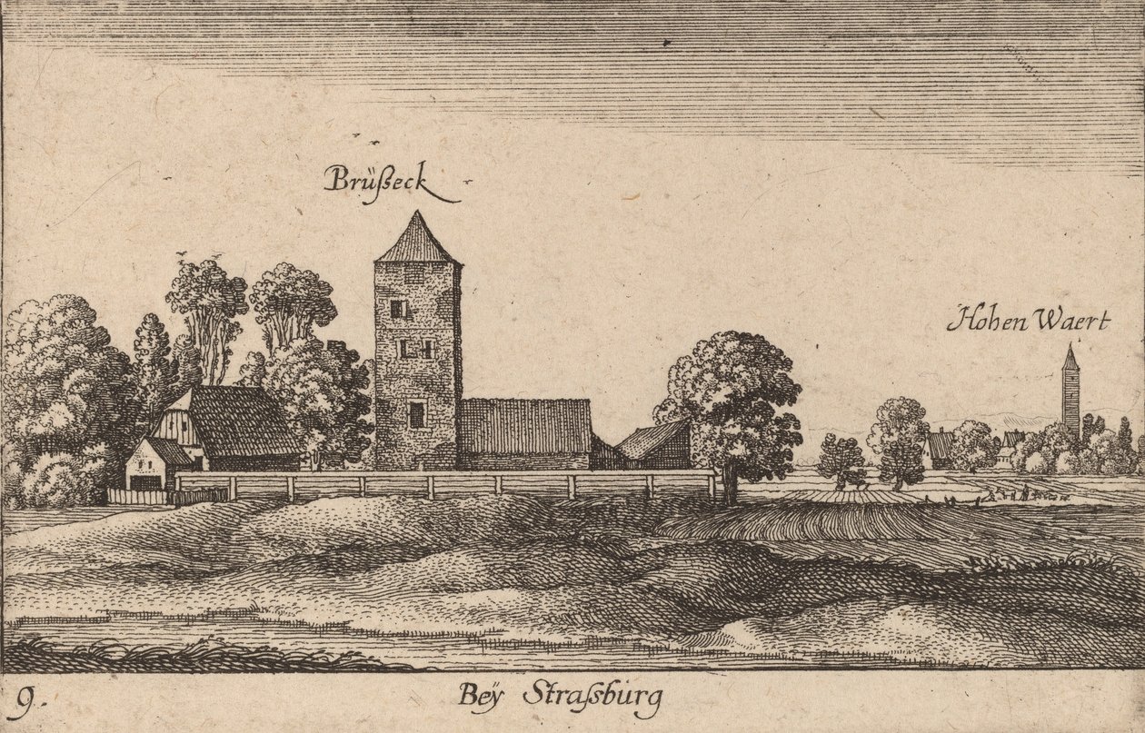 Straßburg, 1635 von Wenceslaus Hollar