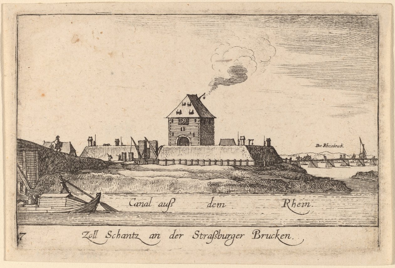 Straßburg: Das Zollhaus von Wenceslaus Hollar