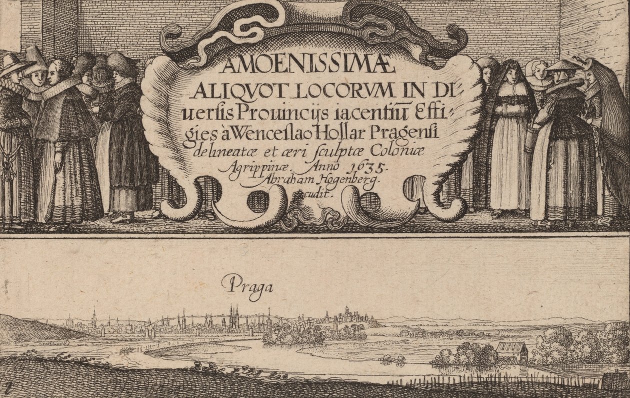 Titelseite, 1635 von Wenceslaus Hollar