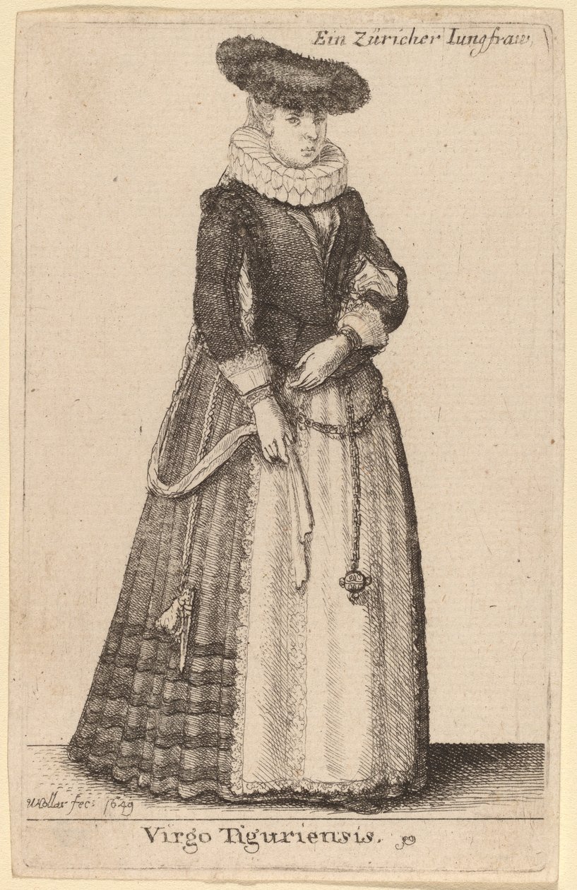Virgo Tiguriensis von Wenceslaus Hollar