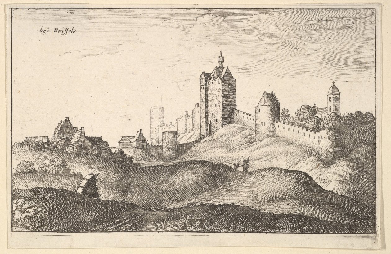 bei Brüssel, ca. 1643 von Wenceslaus Hollar