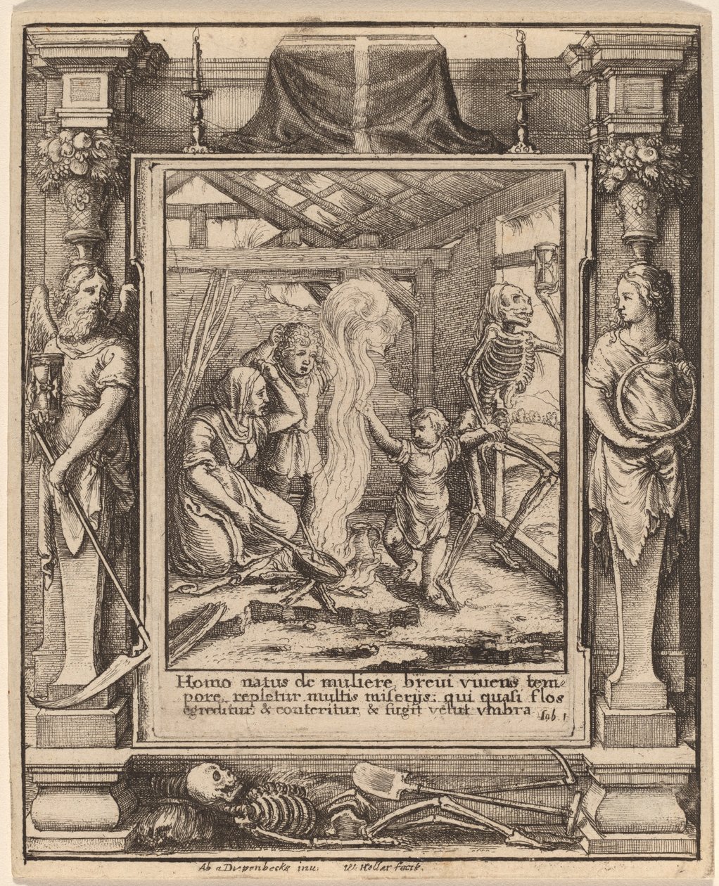 Kind von Wenceslaus Hollar after Hans Holbein the Younger after Abraham van Diepenbeeck