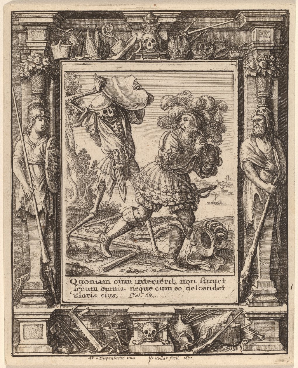 Graf von Wenceslaus Hollar after Hans Holbein the Younger after Abraham van Diepenbeeck