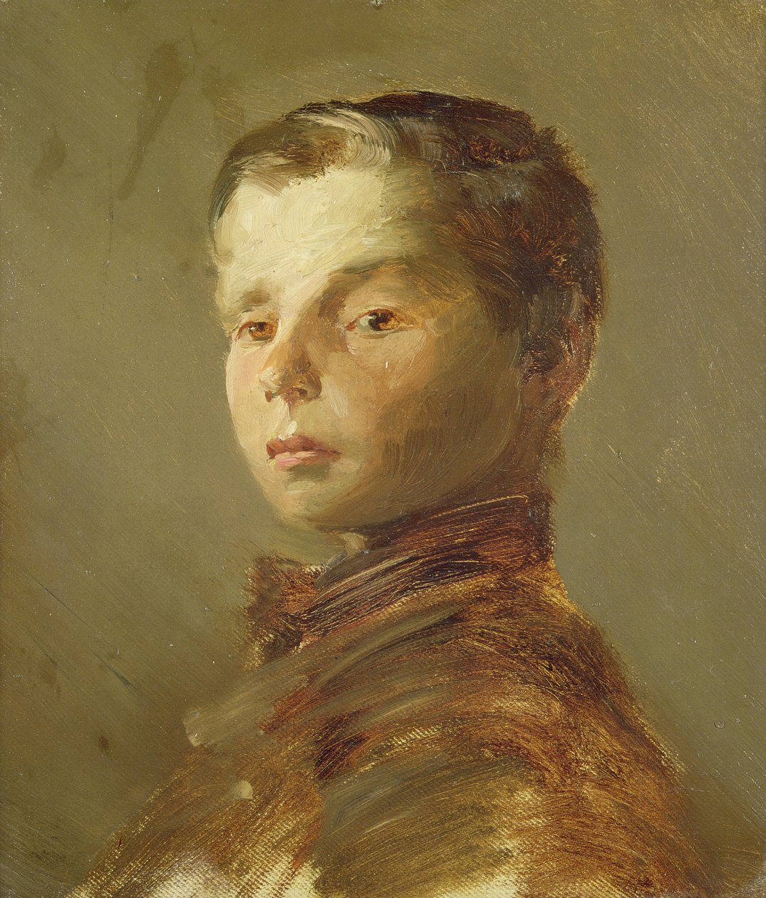 Bild eines Jungen, 1875 von Wilhelm Busch