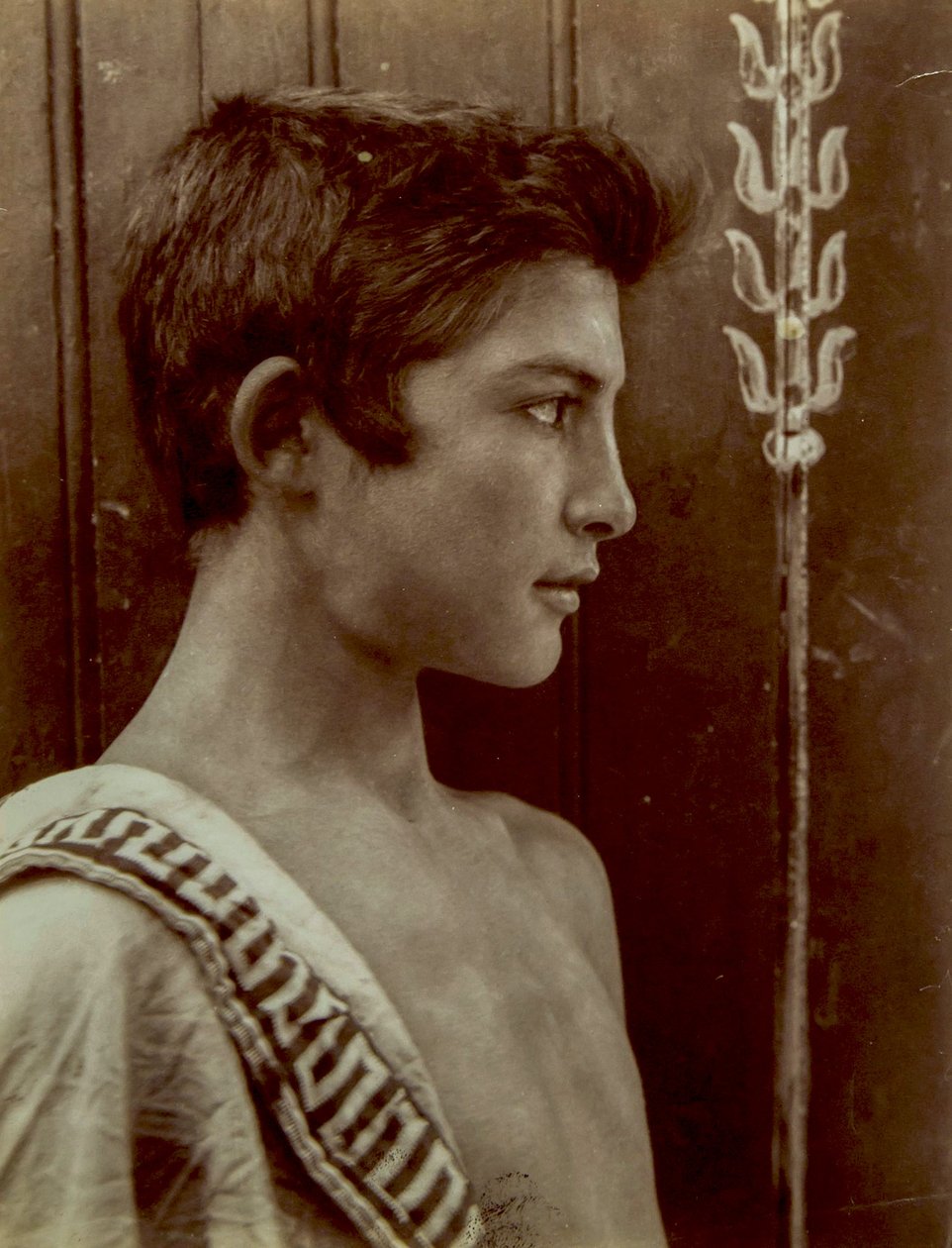 Porträt eines sizilianischen Jungen, ca. 1897 von Baron Wilhelm von Gloeden