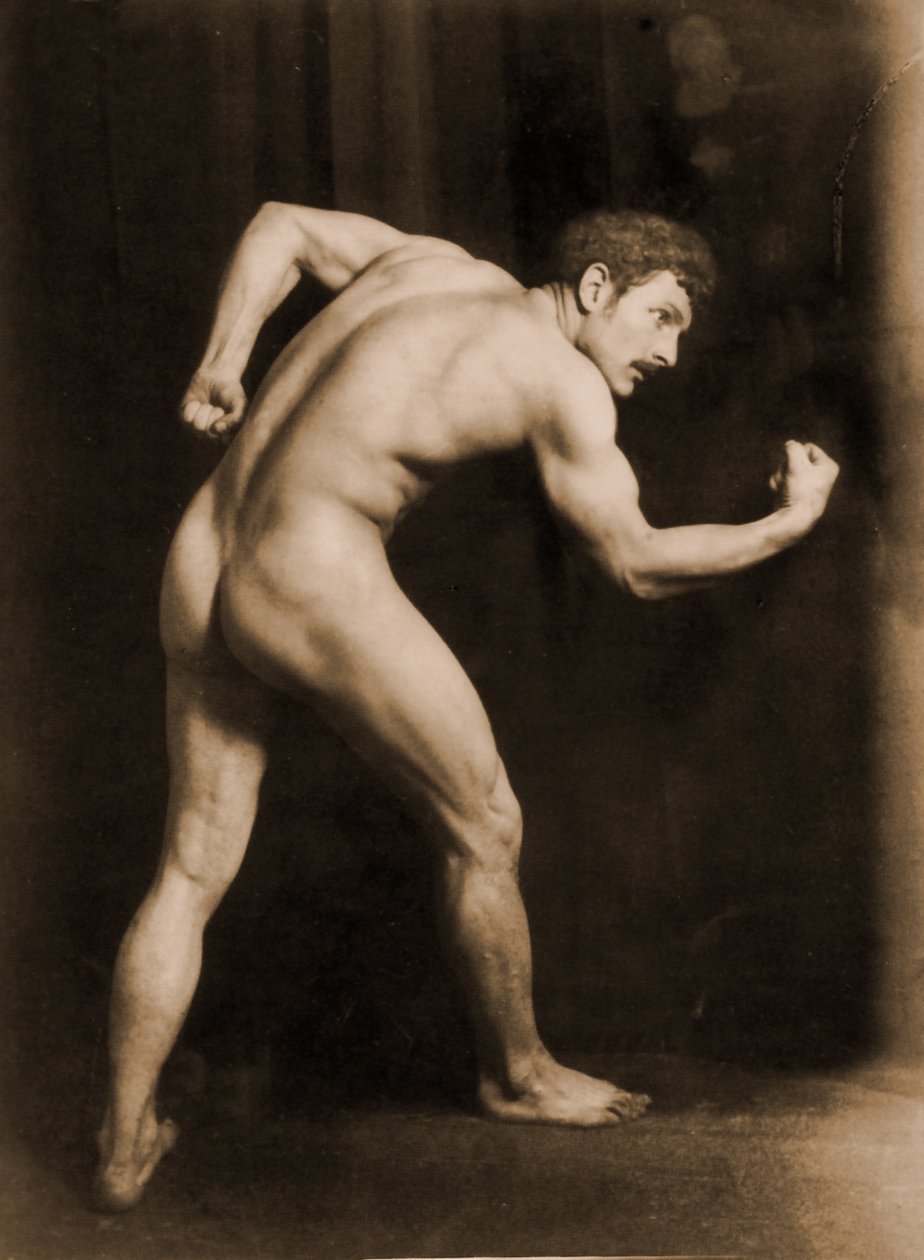 Studie eines männlichen Aktes, ca. 1900 von Baron Wilhelm von Gloeden