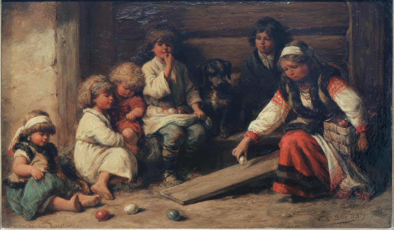 Ostereierspiel in Russland von Wilhelm Amandus Beer