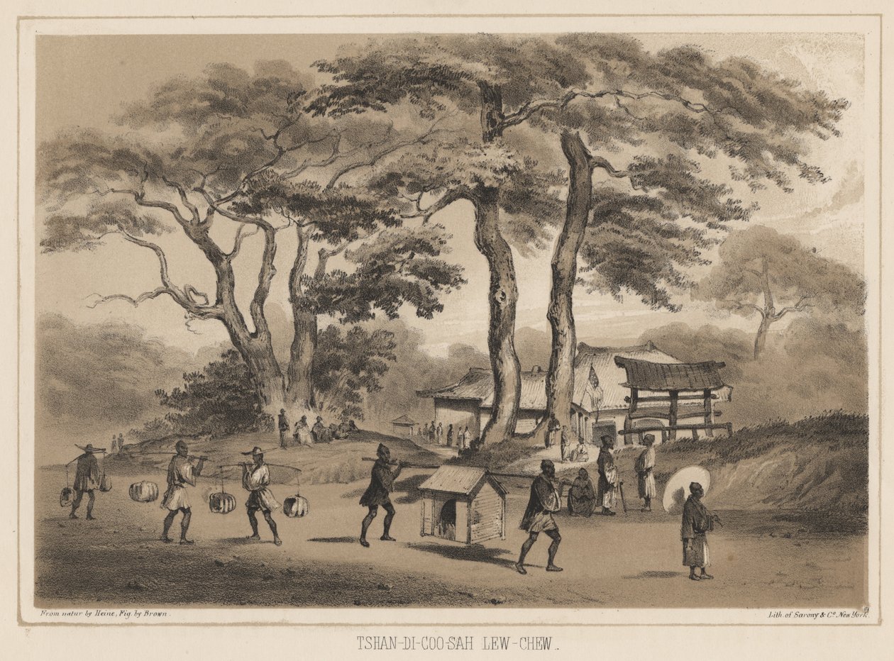 Tshan-Di-Coo-Sah, Lew Chew, 1855 von Wilhelm Joseph Heine