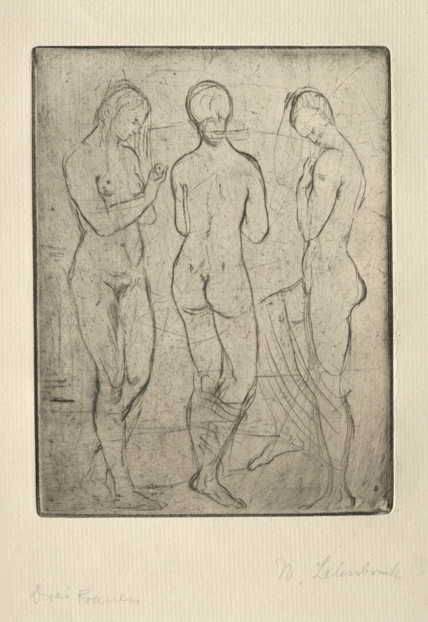 Drei Frauen von Wilhelm Lehmbruck
