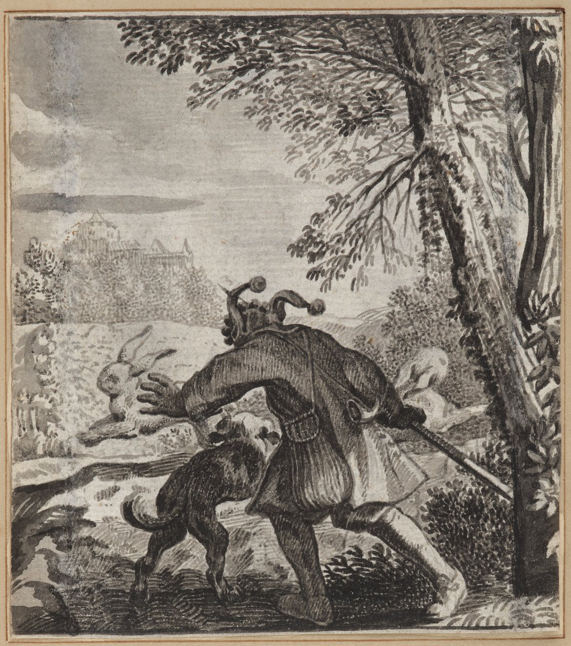 Der Narr, der auf beiden Achseln trägt von Wilhelm Stettler