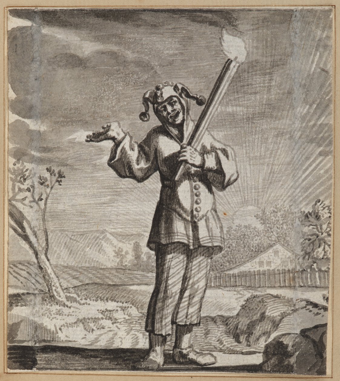 Der gottlästernde Narr von Wilhelm Stettler